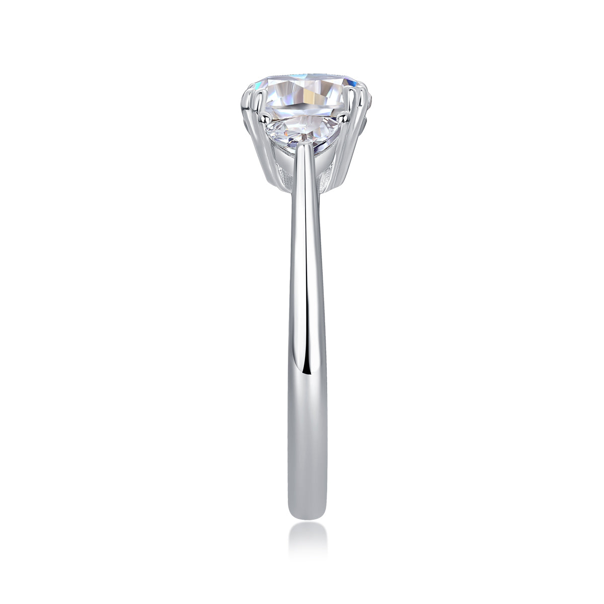 Guardian Moissanite 1.6 Ct Cushion Cut Ring
