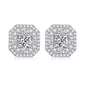 Winter Afternoon Moissanite 0.5 Ct Round Cut Earrings