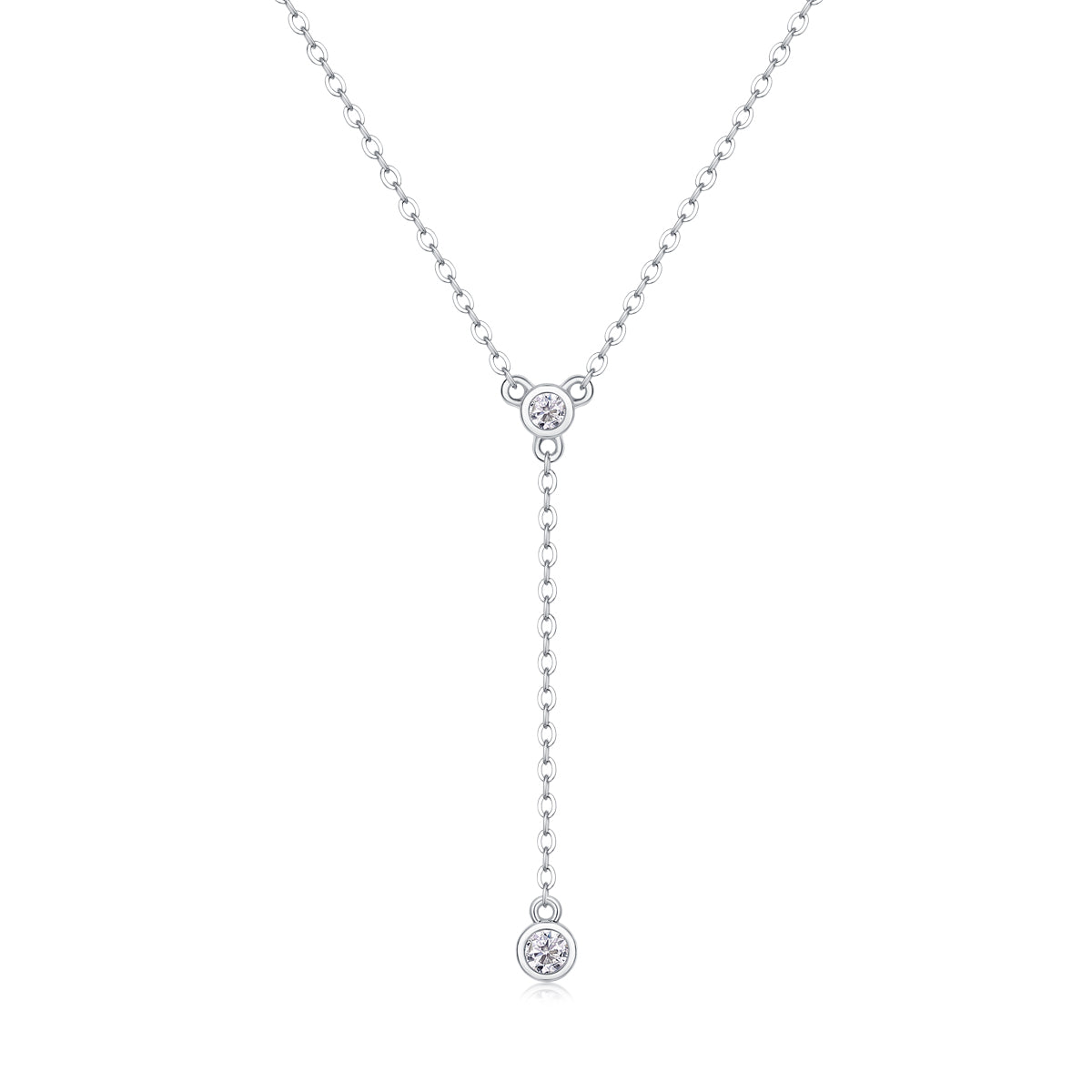 Drape Moissanite Necklace