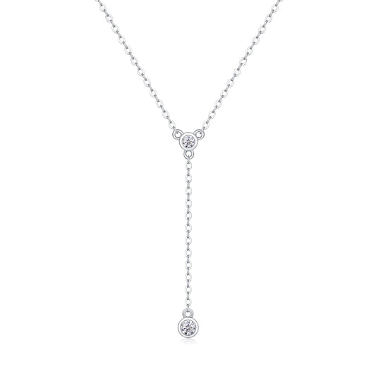 Drape Moissanite Necklace