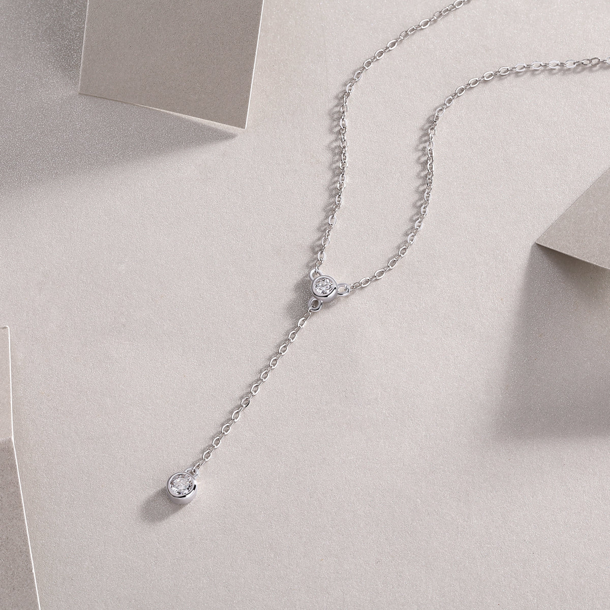 Drape Moissanite Necklace