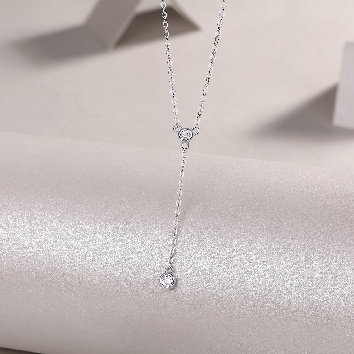 Drape Moissanite Necklace