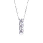 Distinguished Charm Moissanite 1.5 Ct Round Cut Necklace