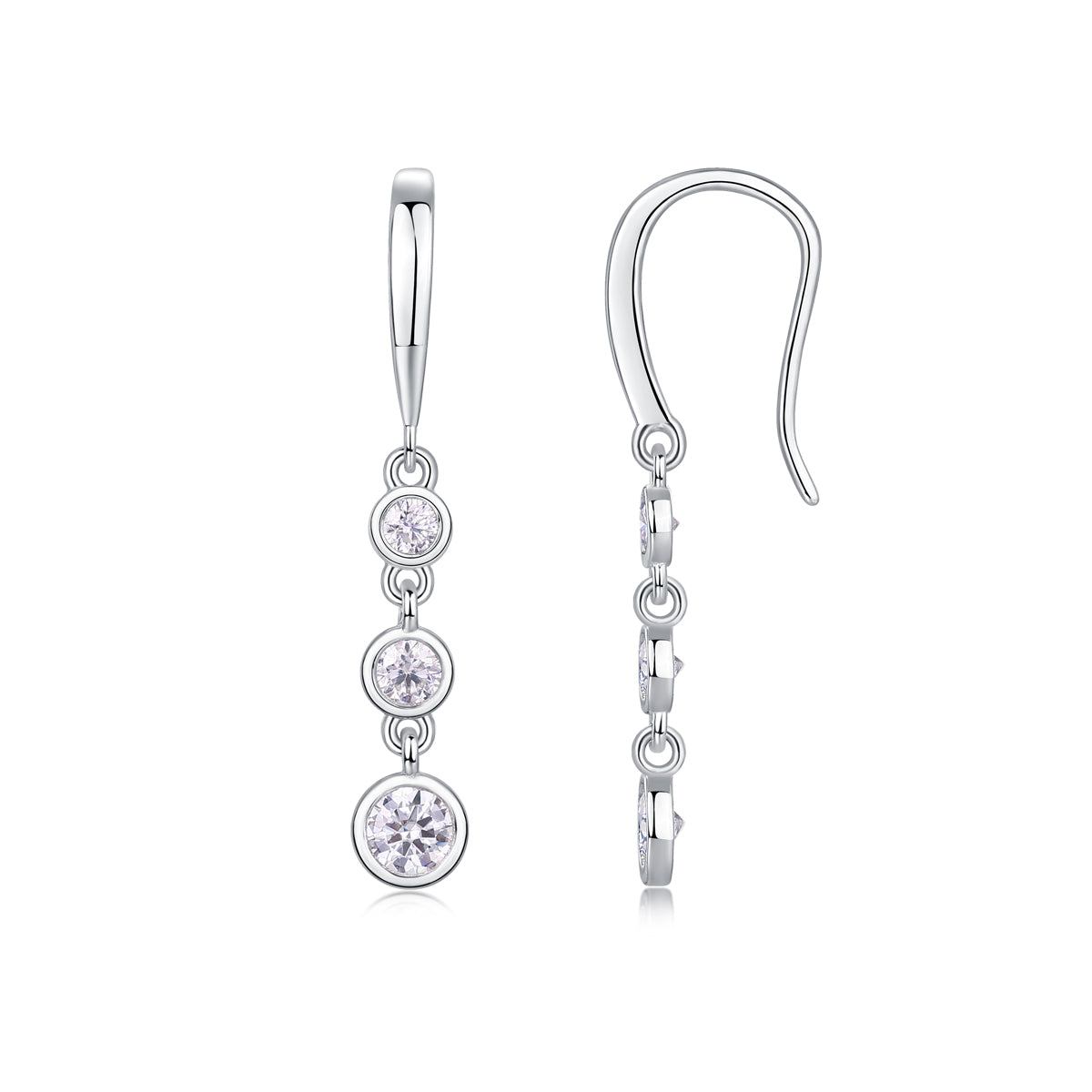 Water Drop Moissanite Earrings