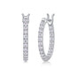 Passing time Moissanite 0.9 Ct Round Cut Earrings