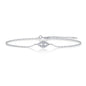 Eye of Wonders Moissanite 0.15 Ct Round Cut Bracelet