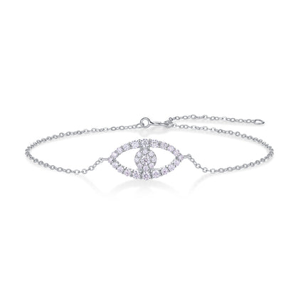 Wishful Fairy Moissanite 0.514 Ct Round Cut Bracelet