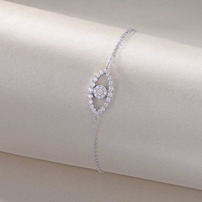 Wishful Fairy Moissanite 0.514 Ct Round Cut Bracelet