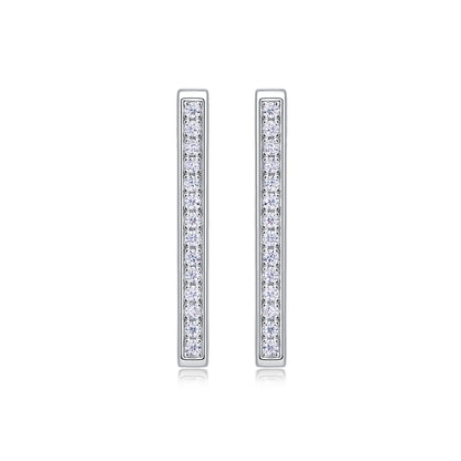 Courage Moissanite 0.14 Ct Round Cut Earrings