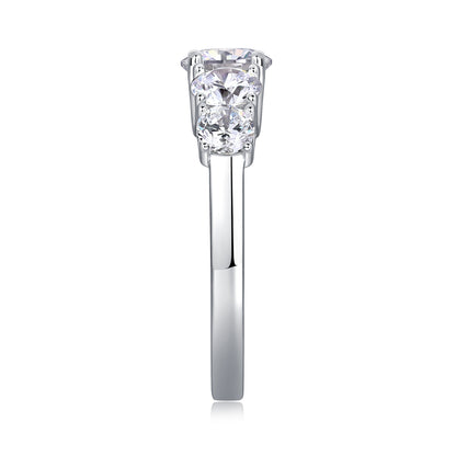 Affection Moissanite 1.0 Ct Round Cut Ring