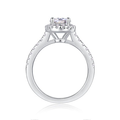 Embrace Moissanite 1.0 Ct Round Cut Ring