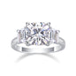 The Quest Moissanite 3.0 Ct Cushion Cut Moissanite Ring