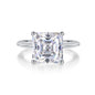 Dreamland  Moissanite 6.0 Ct Square Cushion Cut Ring