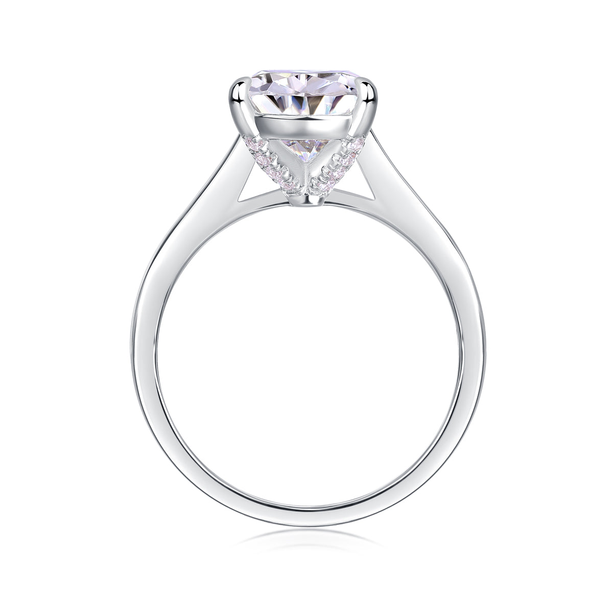 Simplest Moissanite 2.5Ct Pear Cut Ring