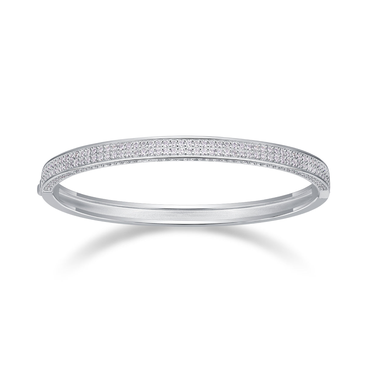 Cosmic Orbit Moissanite 3.0 Ct Round Cut Bracelet