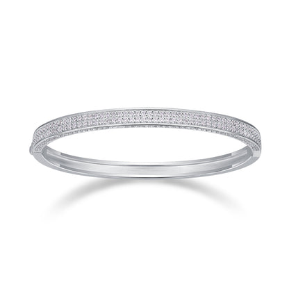 Cosmic Orbit Moissanite 3.0 Ct Round Cut Bracelet