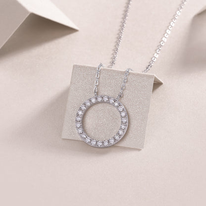 Fulfillment Moissanite 0.46 Ct Round Cut Necklace