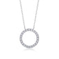 Fulfillment Moissanite 0.46 Ct Round Cut Necklace