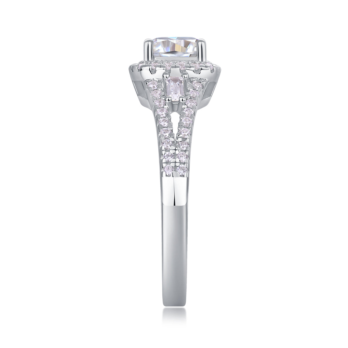 Enduring Love Moissanite 1.1 Ct Cushion Cut Ring