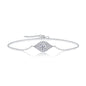 Oculus Glitter Moissanite 0.5 Ct Round Cut Bracelet