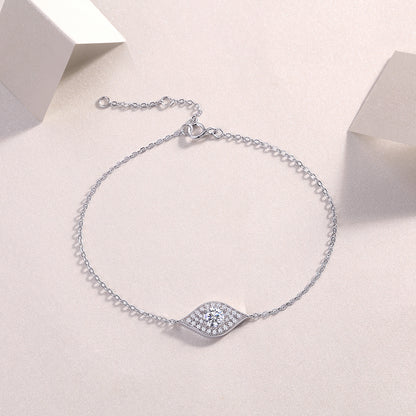 Oculus Glitter Moissanite 0.5 Ct Round Cut Bracelet