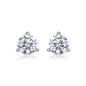 Momento Moissanite 0.5 Ct Round Cut Earrings