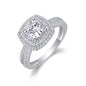 Sweet Holiday Moissanite 1.0 Ct Round Cut Ring