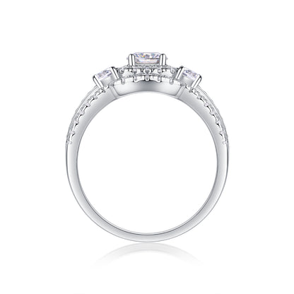 Gobi Moissanite 0.5 Ct Round Cut Ring