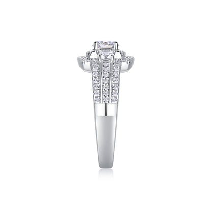 Gobi Moissanite 0.5 Ct Round Cut Ring