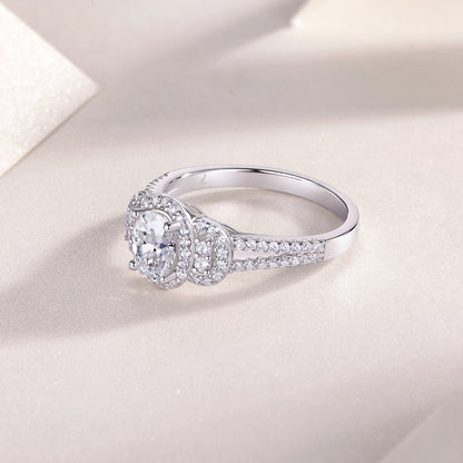 Eden Moissanite 1.0 Ct Oval Cut Ring