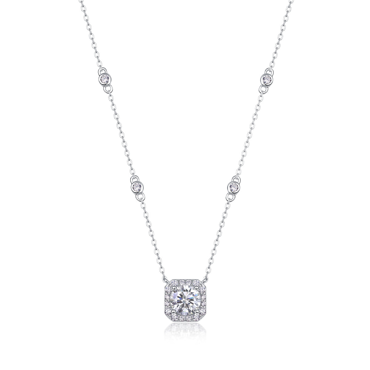 Passionate Love Moissanite 1.0 Ct Round Cut Love
