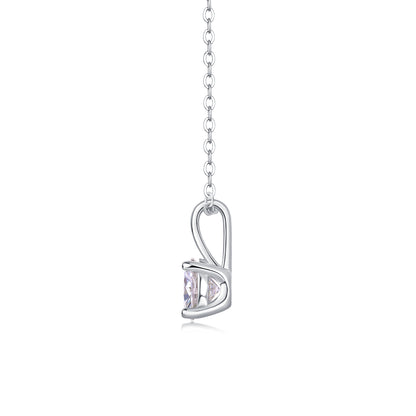 Encounter Moissanite 1.0 Ct Round Cut Necklace