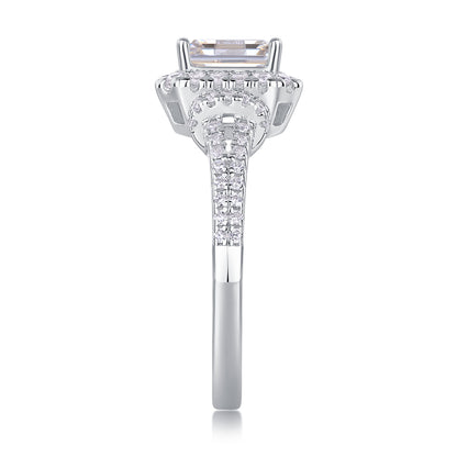 Dream Box Moissanite 1.0 Ct Emerald Cut Ring