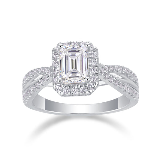 Dreamland Moissanite 1.0 Ct Round Cut Ring