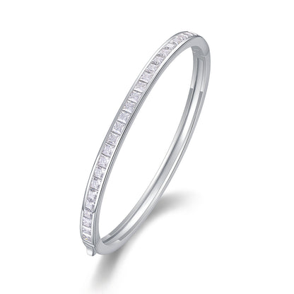 Future Guidance Moissanite 2.16 Ct Square Cut Bracelet