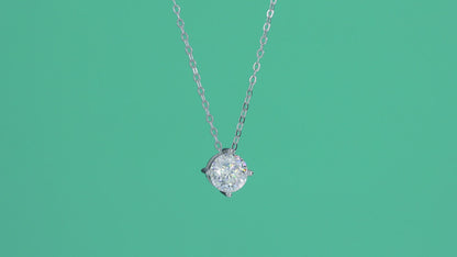 Sincerity Moissanite 1.0 Ct Round Cut Necklace